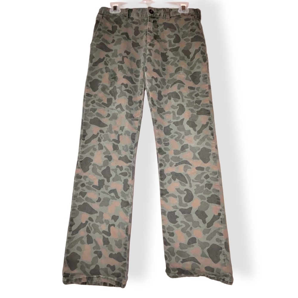 California Republic Gravels Slim Bullhead Camouflage Chino Denim Jeans 29/30